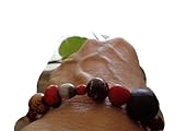✿ PULSERA ETHNO DE SEMILLAS DE PALMA EN COLORES NATURALES ✿ pulsera natural única de Bolivia, América del Sur, elástica
