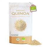 Nortembio Quinoa Ecológica 500 g. Origen 100% Natural. Calidad Gourmet. Semillas de Quinoa sin Conservantes ni Aditivos, Vegana y sin Gluten. Envase Hermético con Cierre Zip.