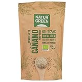 NaturGreen - Semillas de Cáñamo BIO, Semillas Ecológicas, Fuente de Proteína, Sin Gluten, Sin Azúcares Añadidos, Sin Lactosa - 200 g
