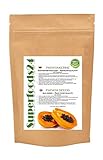 Semillas de papaya natural, secadas al sol (a menos de 30 °C), calidad ROHKOST (aprox. 1000 núcleos/aprox. 15 g)