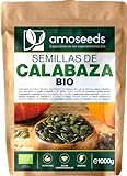 Semillas de Calabaza BIO 1kg | Origen Europa | Pipas de Calabaza | 100% Orgánicas, Puras, Peladas y sin Sal | Primera Calidad
